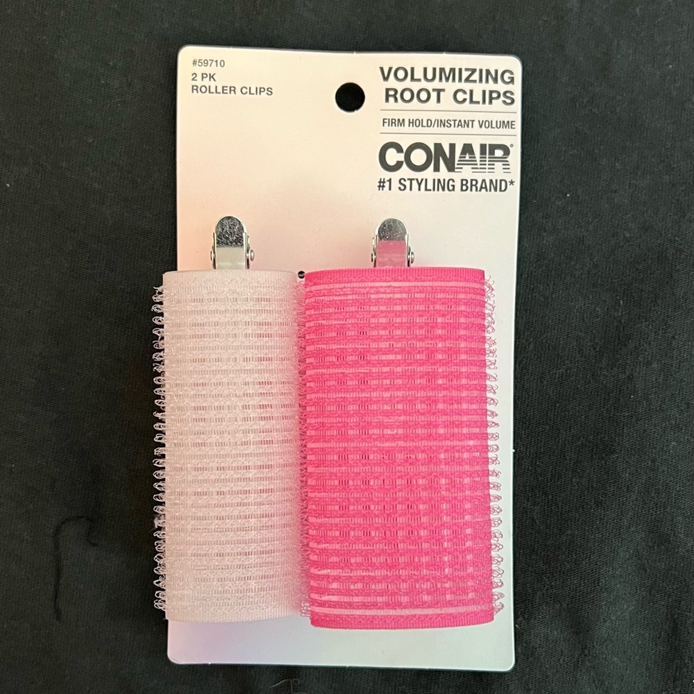 Pink and White Volumizing Root Clips